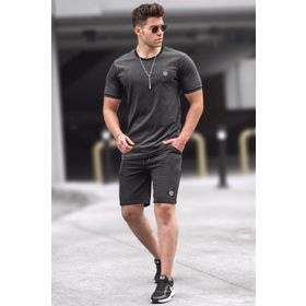 Madmext 4841 Siyah Erkek Şort