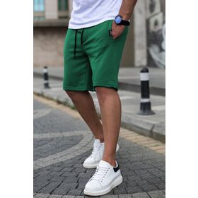 Madmext 4842 Koyu Yeşil Erkek Regular Fit Şort