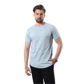 Madmext 4951 Açık Mavi Erkek T-shirt