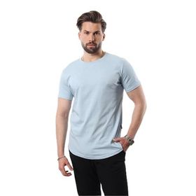 Madmext 4951 Açık Mavi Erkek T-shirt