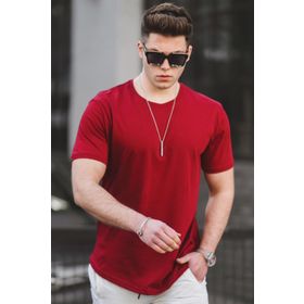 Madmext 4951 Bej Erkek Tişört