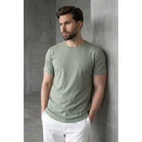 Madmext 4951 Çağla Yeşili Erkek T-shirt