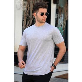 Madmext 4951 Gri Erkek T-shirt