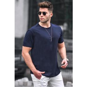 Madmext 4951 Lacivert Erkek T-shirt