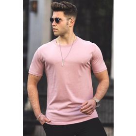 Madmext 4951 Pudra Erkek T-shirt