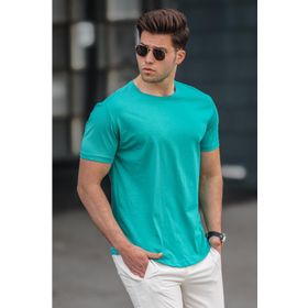 Madmext 4951 Yeşil Erkek Tişört