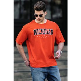 Madmext 4957 Turuncu Erkek T-shirt