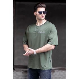 Madmext 4968 Haki Erkek Tişört