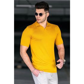 Madmext 5074 Hardal Erkek T-shirt