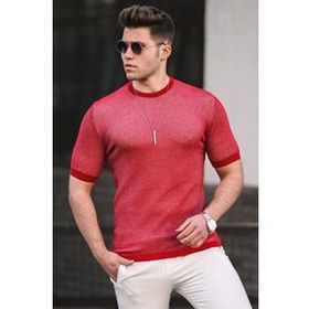 Madmext 5076 Kırmızı Erkek T-shirt