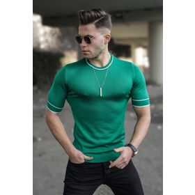 Madmext 5080 Yeşil Erkek T-shirt
