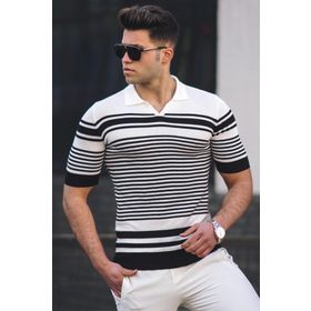Madmext 5083 Siyah Polo Yaka Erkek Tişört