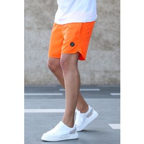 Madmext 5087 Turuncu Neon Erkek Deniz Şortu