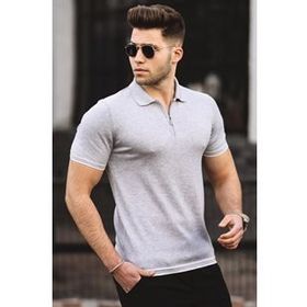 Madmext 5090 Gri Erkek Tişört