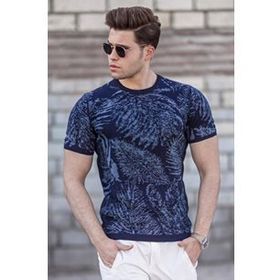 Madmext 5113 Lacivert Erkek T-shirt