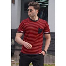 Madmext 5123 Lacivert Erkek T-shirt