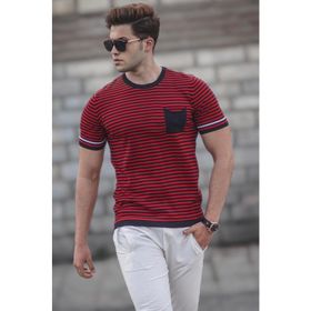 Madmext 5123 Lacivert Erkek T-shirt