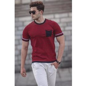 Madmext 5123 Lacivert Erkek T-shirt