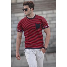Madmext 5123 Lacivert Erkek T-shirt