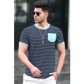 Madmext 5203 Yeşil Erkek T-shirt