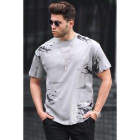 Madmext 5207 Gri Erkek T-shirt