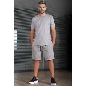 Madmext 5213 Gri Erkek Şort