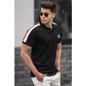 Madmext 5215 Siyah Erkek Tişört