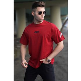 Madmext 5231 Bordo Erkek T-Shirt