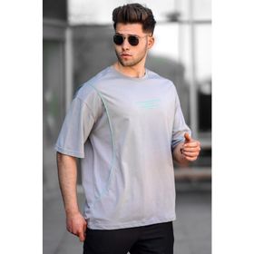 Madmext 5234 Gri Erkek Tişört