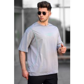 Madmext 5234 Gri Erkek Tişört