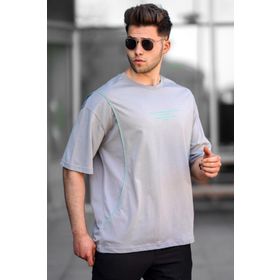 Madmext 5234 Gri Erkek Tişört