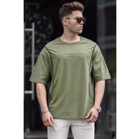 Madmext 5234 Haki Erkek Tişört