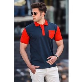 Madmext 5246 Lacivert Erkek T-shirt