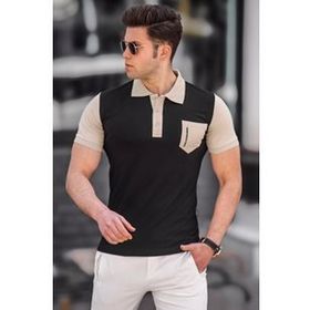 Madmext 5246 Siyah Erkek Tişört