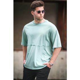Madmext 5250 Yeşil Erkek Tişört