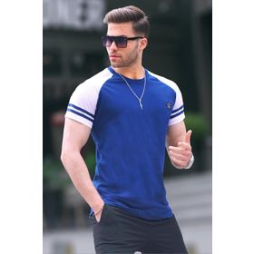 Madmext 5257 Lacivert Erkek T-shirt