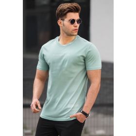 Madmext 5258 Yeşil Erkek Tişört