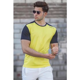 Madmext 5269 Sarı Erkek T-shirt