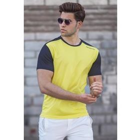 Madmext 5269 Sarı Erkek T-shirt