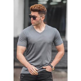 Madmext 5281 Füme Erkek T-shirt