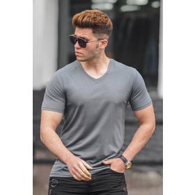 Madmext 5281 Füme Erkek T-shirt