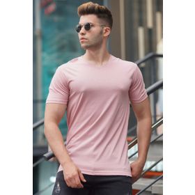 Madmext 5281 Pudra Erkek T-Shirt