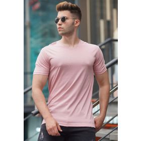 Madmext 5281 Pudra Erkek T-Shirt