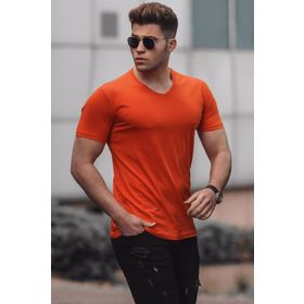 Madmext 5281 Turuncu Erkek T-shirt