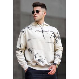 Madmext 5291 Bej Erkek Sweatshirt