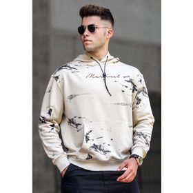 Madmext 5291 Bej Erkek Sweatshirt