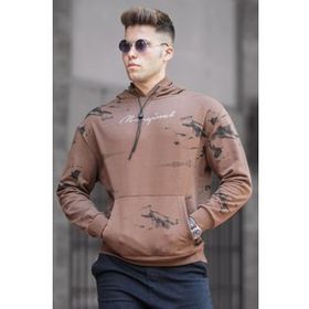 Madmext 5291 Kahverengi Erkek Sweatshirt