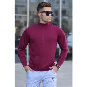 Madmext 5300 Bordo Erkek Sweatshirt