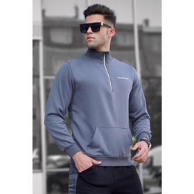 Madmext 5300 Füme Erkek Sweatshirt