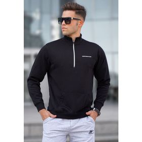 Madmext 5300 Siyah Erkek Sweatshirt